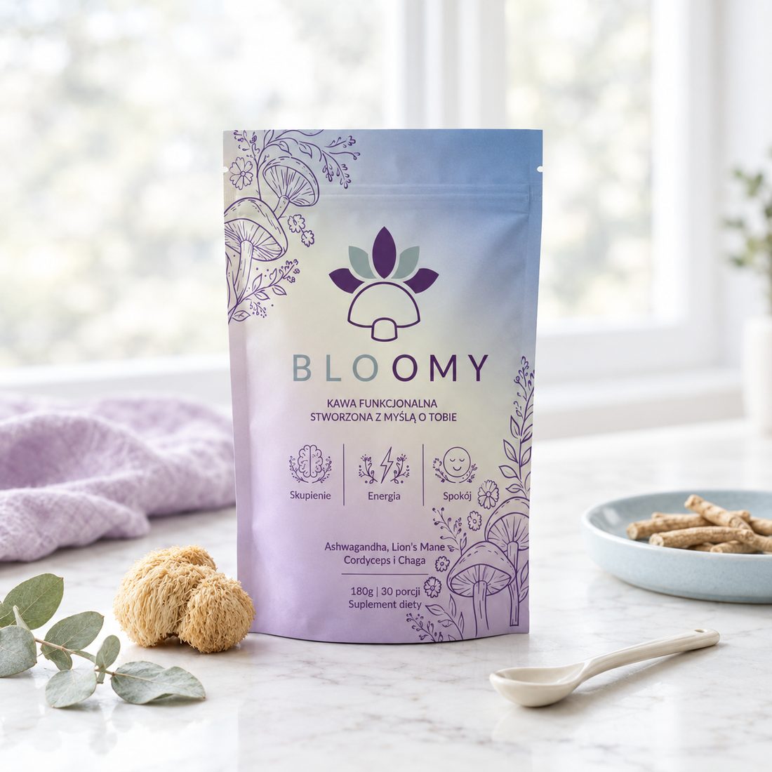 Bloomy – kawa funkcjonalna z ekstraktami grzybów