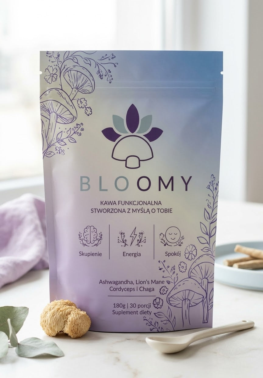 Bloomy – kawa funkcjonalna z ekstraktami grzybów