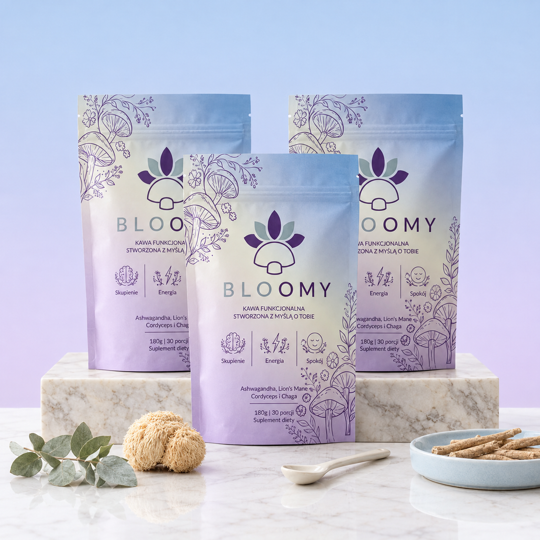 Bloomy – kawa funkcjonalna z ekstraktami grzybów