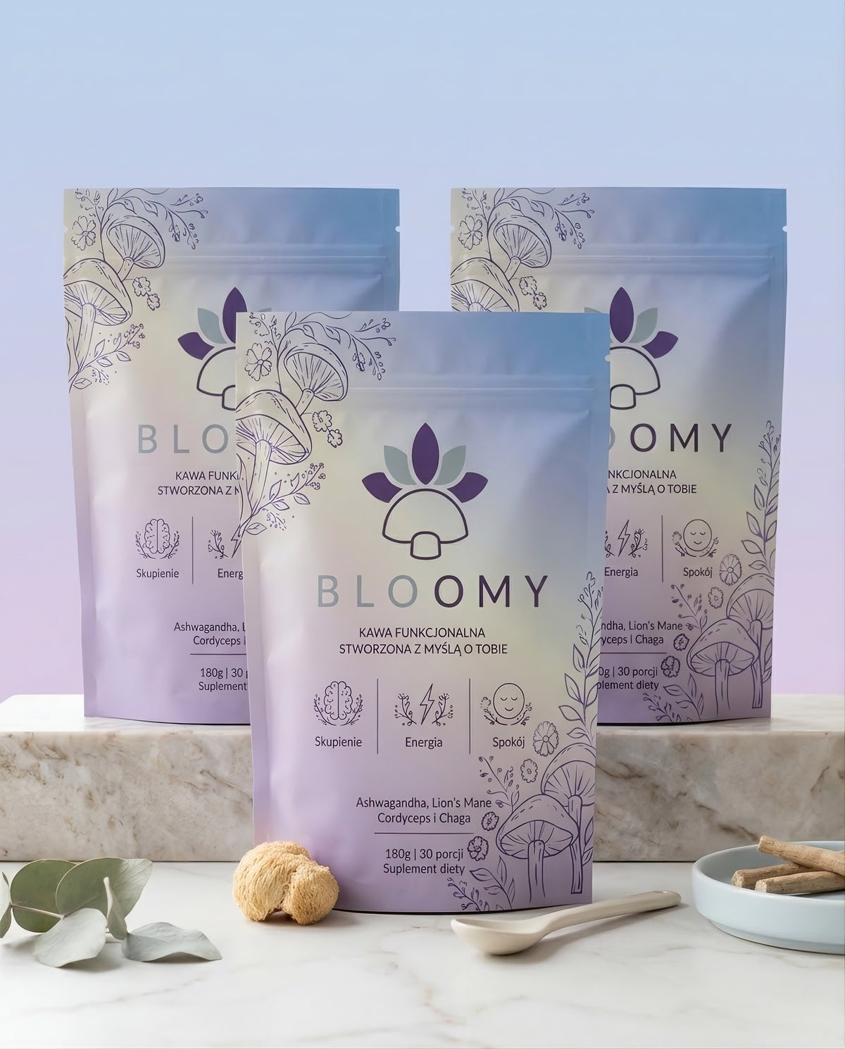 Bloomy – kawa funkcjonalna z ekstraktami grzybów